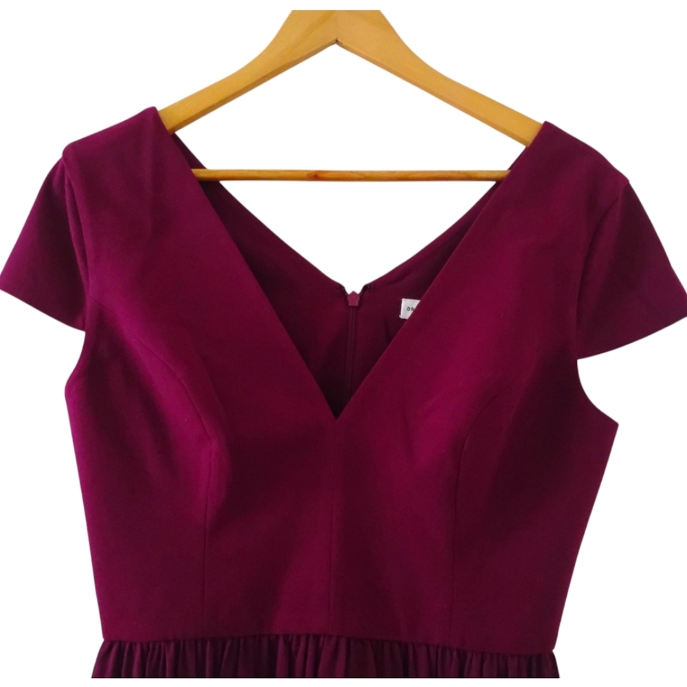 Dress the Population Dark Magenta Corey Dress. Size M - Picture 6 of 16